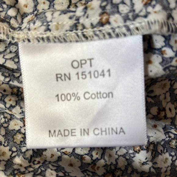 O.P.T. Cara Smock Tiered Floral Dress, Size Small - Picture 9 of 9